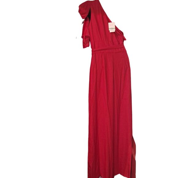 SALE!! NWT-BEAUTIFUL SASSY RED Off the Shoulder Melonie SZ 6-8 Pantsuit - Picture 9 of 9